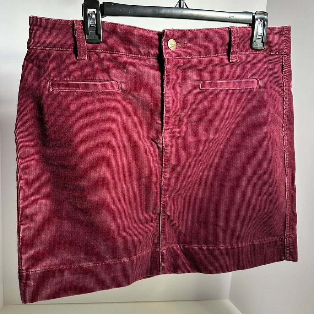 Ann Taylor Loft corduroy skirt size 8